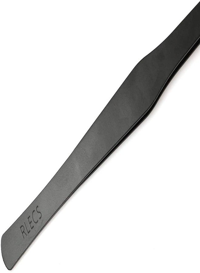 RLECS 15 inch Aquarium Tweezers Non-Slip Stainless Steel Curved Tweezer with Carbonation Protection Coating Fish Tank Cleaner Aquarium Accessories, Black - Image 2